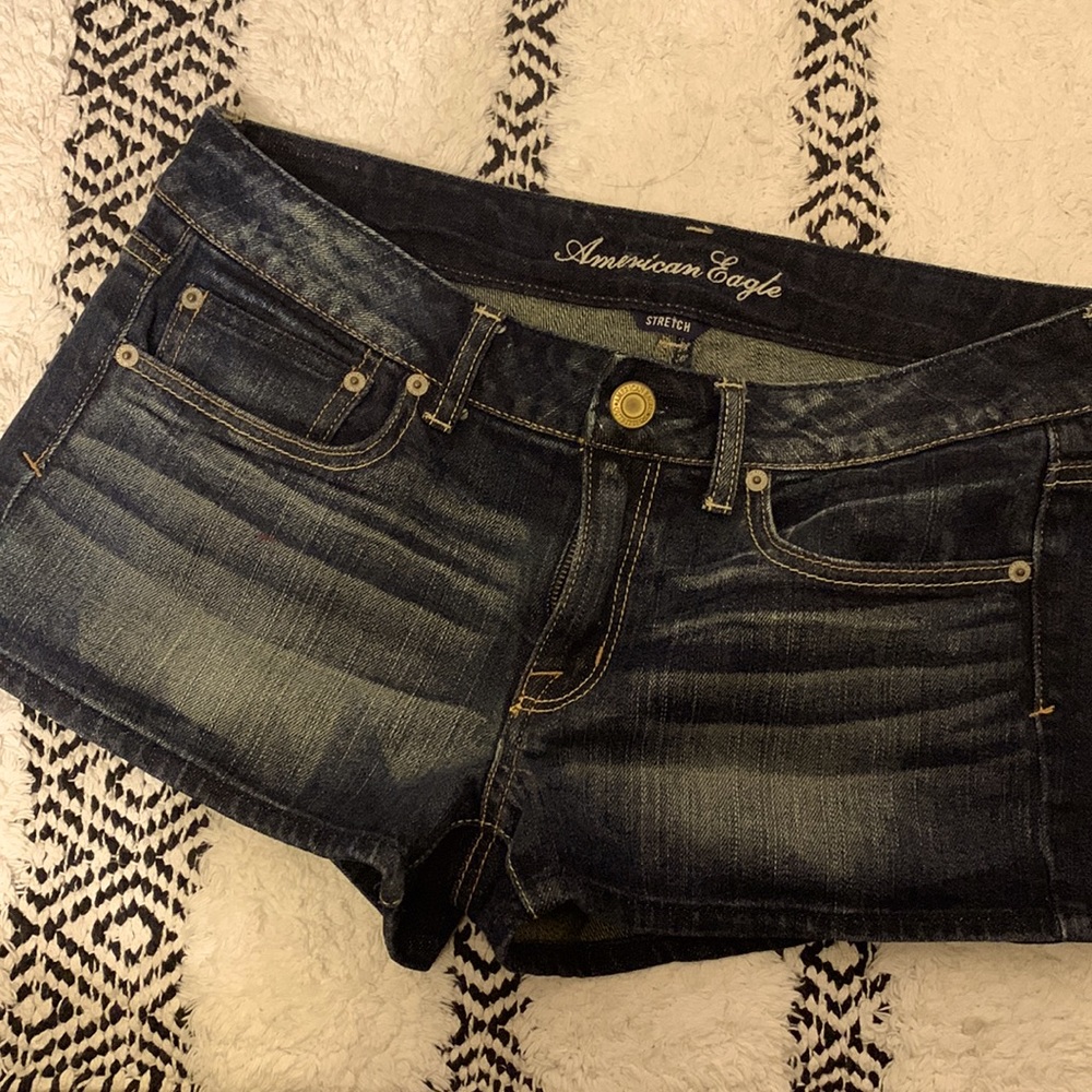 American Eagle stretch jean shorts